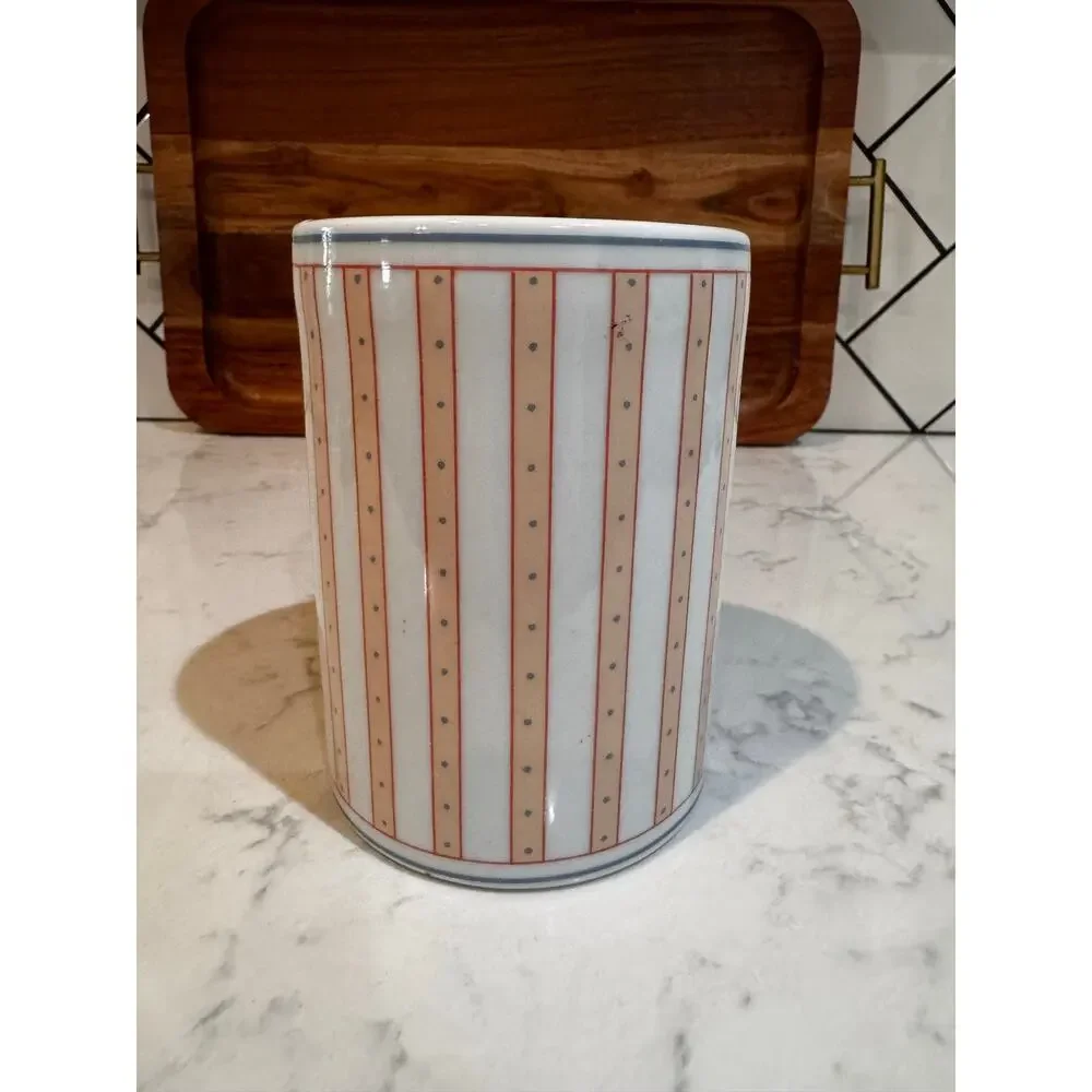 George Good by Fabrizio ceramic country goose canister 1985 vintage cottagecore